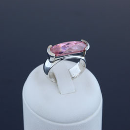 Ring aus 925-Sterlingsilber und Zirkonia