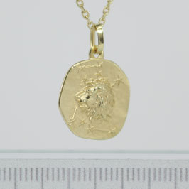 Anhänger „Sternzeichen Löwe“ aus 333-Gelbgold