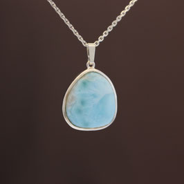 Anhänger aus 925-Sterlingsilber und Larimar