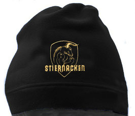 STIERNACKEN - Fleece-Mütze mit Stickerei
