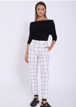 TOP ESCOTE PALABRA DE HONOR NEGRO     REF.  S53K17BLK