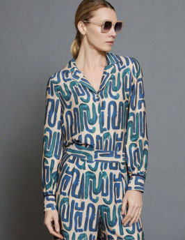 CAMISA TENCEL ESTAMPADA   REF. S05B82DCO