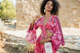 CROSSBODY PALM ROSADO     REF. L008
