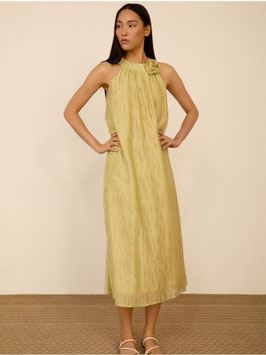 VESTIDO LARGO CUELLO HALTER    REF. M140V02SLG
