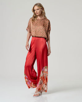 PANTALON PRINT POSICIONAL ROJO      REF. 516HISA525/40