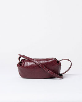 BOLSO BANDOLERA CRAQUELADO BURDEOS   REF. 24BISA411