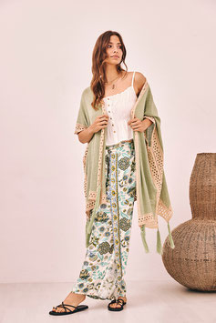 PANTALON FLUIDO ESTAMPADO POSICIONAL   REF.  GF.TANITA