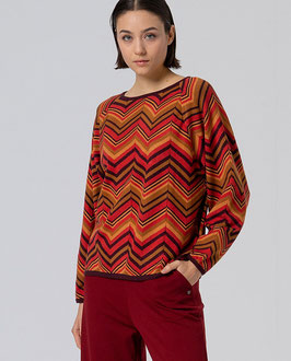 JERSEY CON PUNTO ZIG-ZAG GRANATE    REF. 565NIUX231