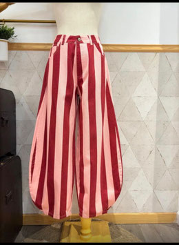 PANTALON RAYAS ROJO/ROSA      REF.  DR8439