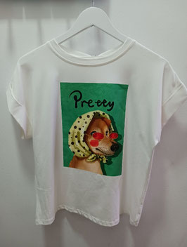CAMISETA PERRO PRETTY               REF.  4035-RD