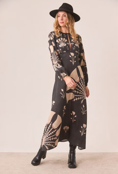 VESTIDO LARGO MODAL ESTAMPADO POSICIONAL     REF.  GF.MIZAR