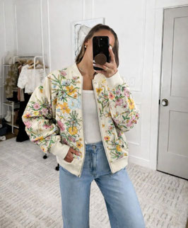 BOMBER BORDADA       REF. M856