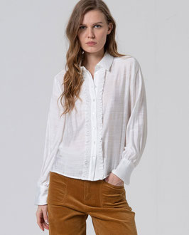 CAMISA CON CHORRERAS BEIGE    REF. 555LIVO122