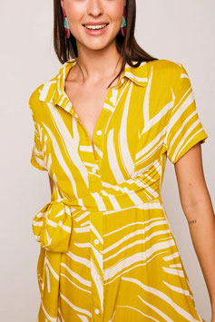 VESTIDO TARIFA25 MOSTAZA  REF.  102197