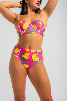 BRAGA BIKINI ALTA ROSA DE LIMONES "LIMONCELLO"   REF. SS262019