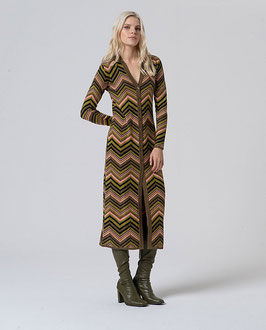 VESTIDO LARGO CAMISERO CON CUELLO PICO    REF. 565NIUX733