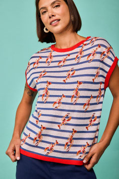TOP BARQUEIRO AZUL         REF.  102880