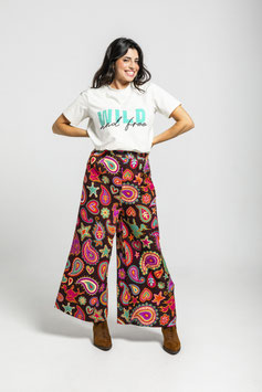 CAMISETA UNISEX POSICIONAL CABALLO  "WILD AND FREE"   REF. AW252101