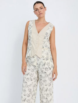 CHALECO TRAJE PATCHWORK      REF. S95J02IVY