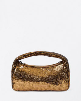 BOLSO DE MANO METALIZADO CON ASA BANDOLERA COBRE   REF. 24GLOS411/92