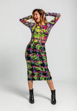 CAMISETA TUL  DE GRAFITTI URBANO "I'M THE QUEEN"    REF. AW250902