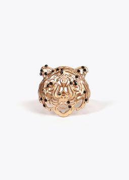 ANILLO CABEZA TIGRE DORADO       REF. LS2503047