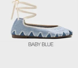 ZAPATILLAS DE CROCHET DUSTY BLUE                 REF.  CD-66