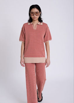 MAXI JERSEY PUNTO GRECA JACQUARD ROJO      REF.  S97K01VML