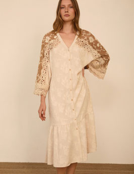 KAFTAN LARGO BIMATERIA     REF. M05KF47IVY