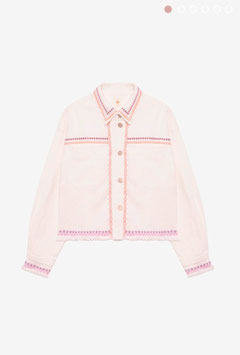 CHAQUETA DENIM EN ALGODON CON  BORDADO    REF.  SU.KIWA