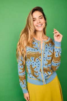CHAQUETA HELECHO AZUL    REF. 102557