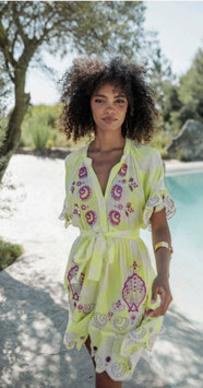 VESTIDO CORTO NEON     REF. L126