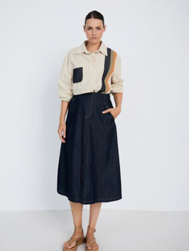 FALDA TEJANA MIDI      REF. S05F60MRN