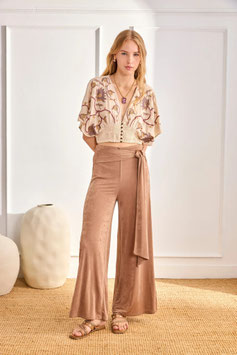 PANTALON ELASTICO CON LAZO EN EL LATERAL   REF. LX.RIMA