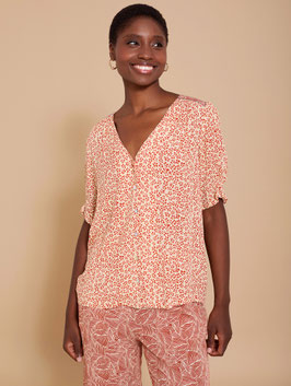BLUSA CON ESTAMPADO FLORES   REF. M05B44DRG