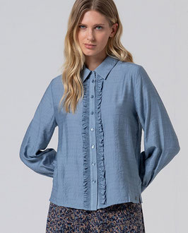 CAMISA CON CHORRERAS GRIS    REF. 555LIVO122G