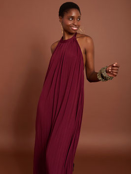 VESTIDO PLISADO ATADO AL CUELLO       REF. M02V20CHR