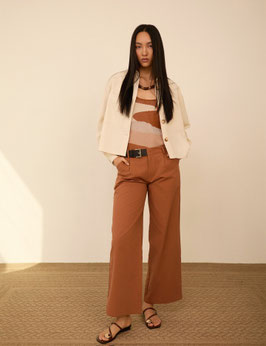 PANTALON  PALAZZO HEBILLAS   REF. M05P148MOU