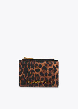 MONEDERO ANIMAL PRINT MARRON-NEGRO    REF. LS2512010