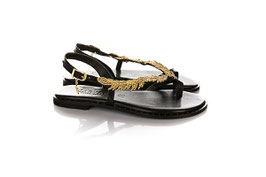 SANDALIAS GRIEGAS CON OLIVO NEGRO   REF.  621609N