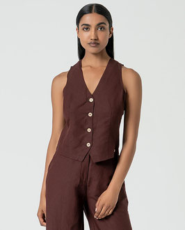 CHALECO MARRON     REF. 525TINE323
