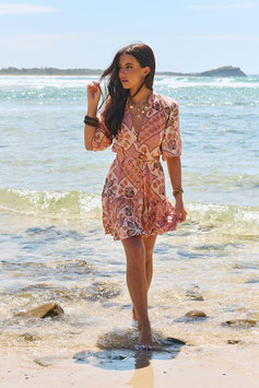 VESTIDO TAHITIAN PRINT INKA MINI       REF.   JS2023043