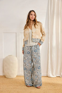PANTALON RAYON ESTAMPADO FLORAL      REF.  GF.PRAMA