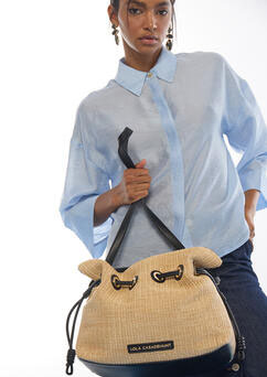 BOLSITO EFECTO RAFIA COMBINADA CON EFECTO PIEL CRUDO     REF.  LS2604063.001