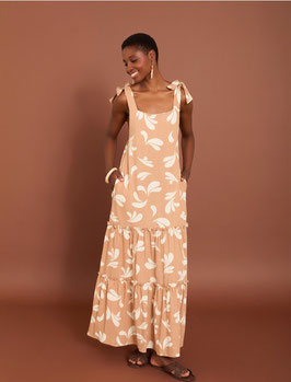 VESTIDO LARGO ESTAMPADO GOTAS   REF. M120V01CEM