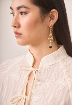 PENDIENTES FORMA TRIANGULAR Y CON PIEDRAS    REF.  JS.CYRUS