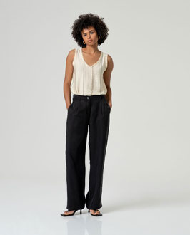 PANTALON DETALLE EN BOLSILLO NEGRO      REF. 516HITE525/00
