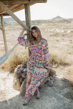 VESTIDO GRASSE AQUA          REF. L363