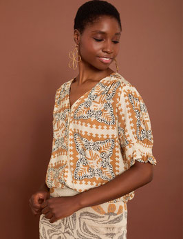 BLUSA ESTAMPADO TOTEM     REF. M04B126CEM