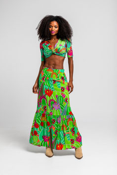 FALDA VOLANTES LARGA "PINCHE PENDEJA"   REF.  SS25XCACT07